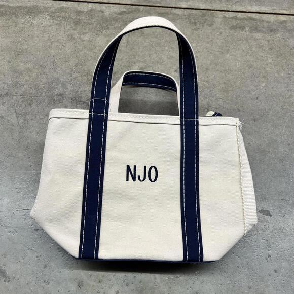 L.L. Bean Handbags - vintage l.l. bean boat and tote made in usa beige tote bag